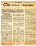 Zeitungsbericht von 1962