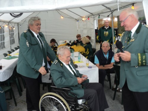 Albert Bäumker sen. - 50 Jahre Mitglied im Schützenverein